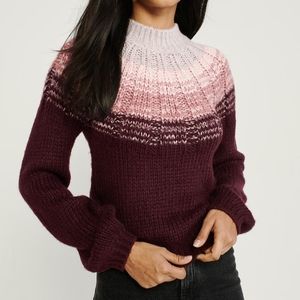 Abercrombie Puffy Sleeve Sweater